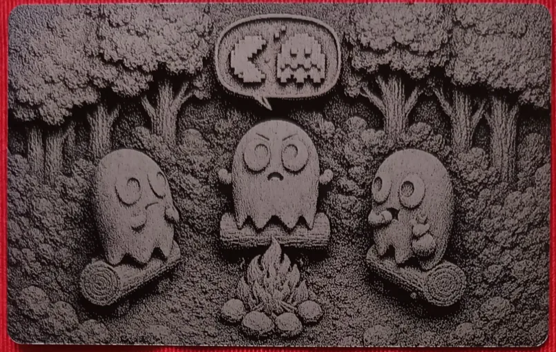 Laser engraving by Segundo Hernandez Lozano, made with DithX